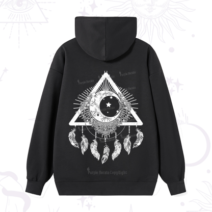 Purplehecate Starry Moon Dreamcatcher Hoodie