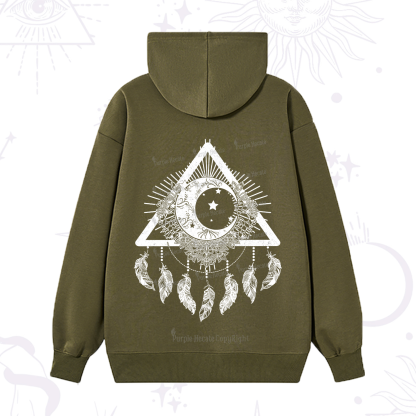 Purplehecate Starry Moon Dreamcatcher Hoodie
