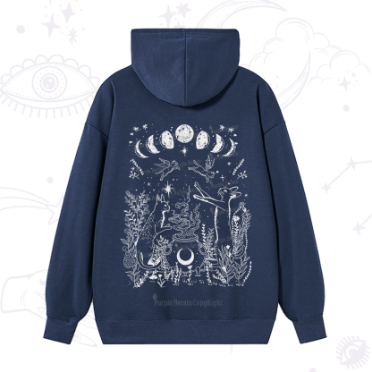 Purplehecate Celestial Cat Hoodie