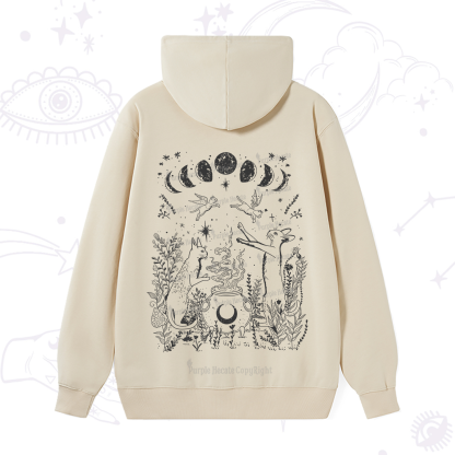 Purplehecate Celestial Cat Hoodie