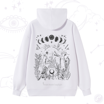Purplehecate Celestial Cat Hoodie