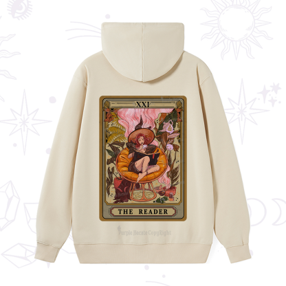 Purplehecate The Reader Tarot Card Hoodie