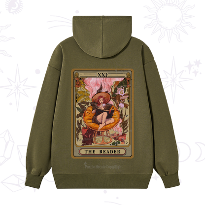 Purplehecate The Reader Tarot Card Hoodie