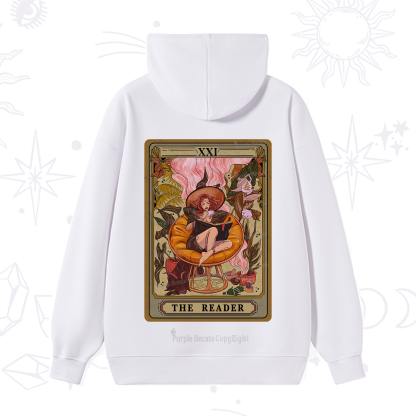 Purplehecate The Reader Tarot Card Hoodie