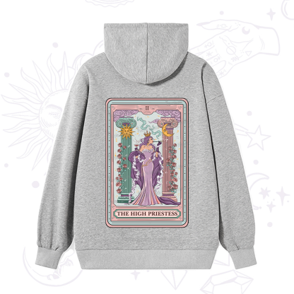 Purplehecate The High Priestess Tarot Card Hoodie