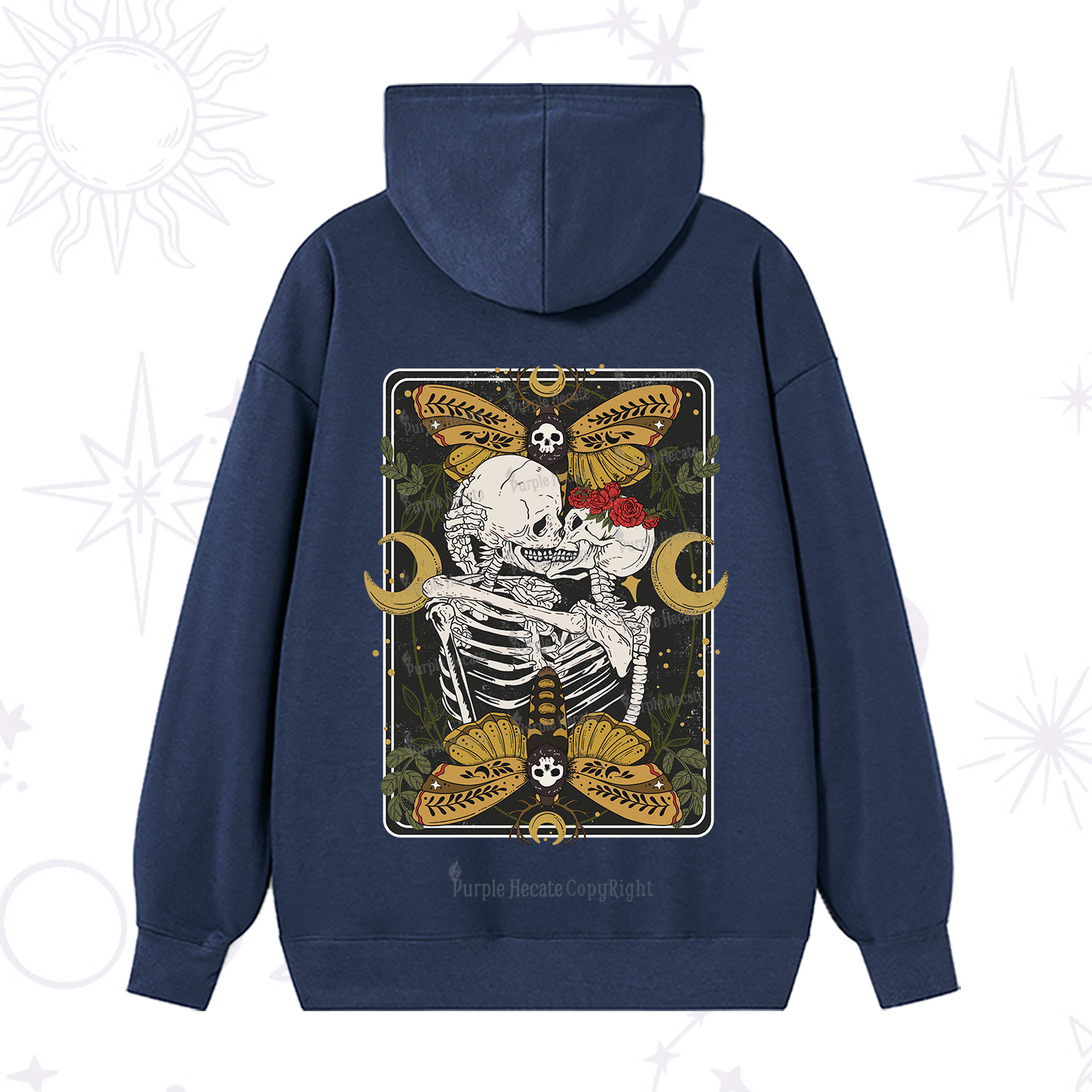 Purplehecate Deathless Moonlit Love Hoodie