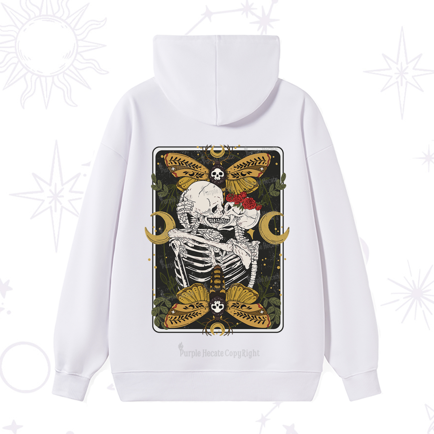 Purplehecate Deathless Moonlit Love Hoodie