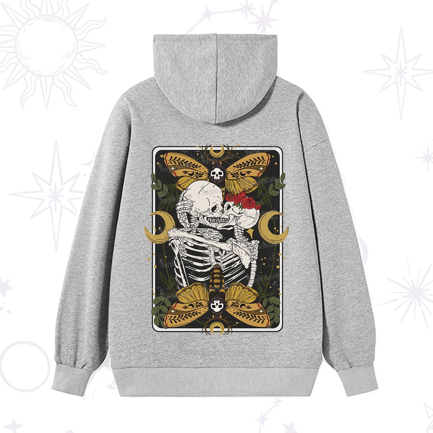 Purplehecate Deathless Moonlit Love Hoodie