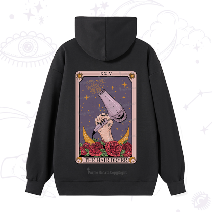 Purplehecate The Hair Dryer Tarot Hoodie