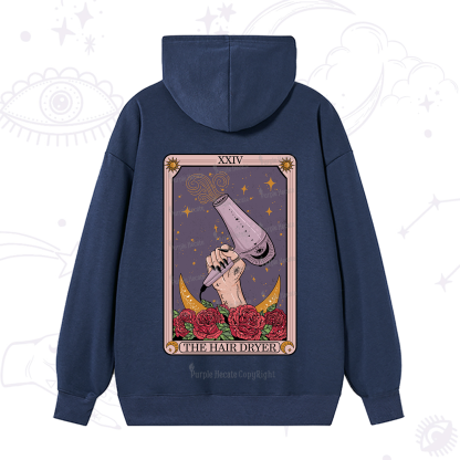 Purplehecate The Hair Dryer Tarot Hoodie