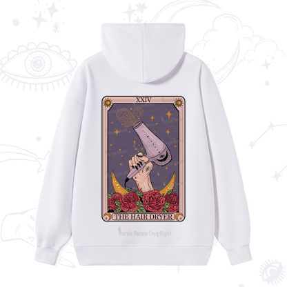Purplehecate The Hair Dryer Tarot Hoodie