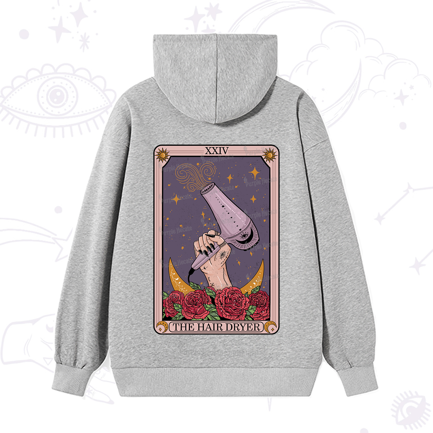 Purplehecate The Hair Dryer Tarot Hoodie