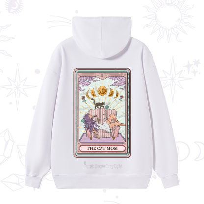 Purplehecate The Cat Mom Tarot Hoodie