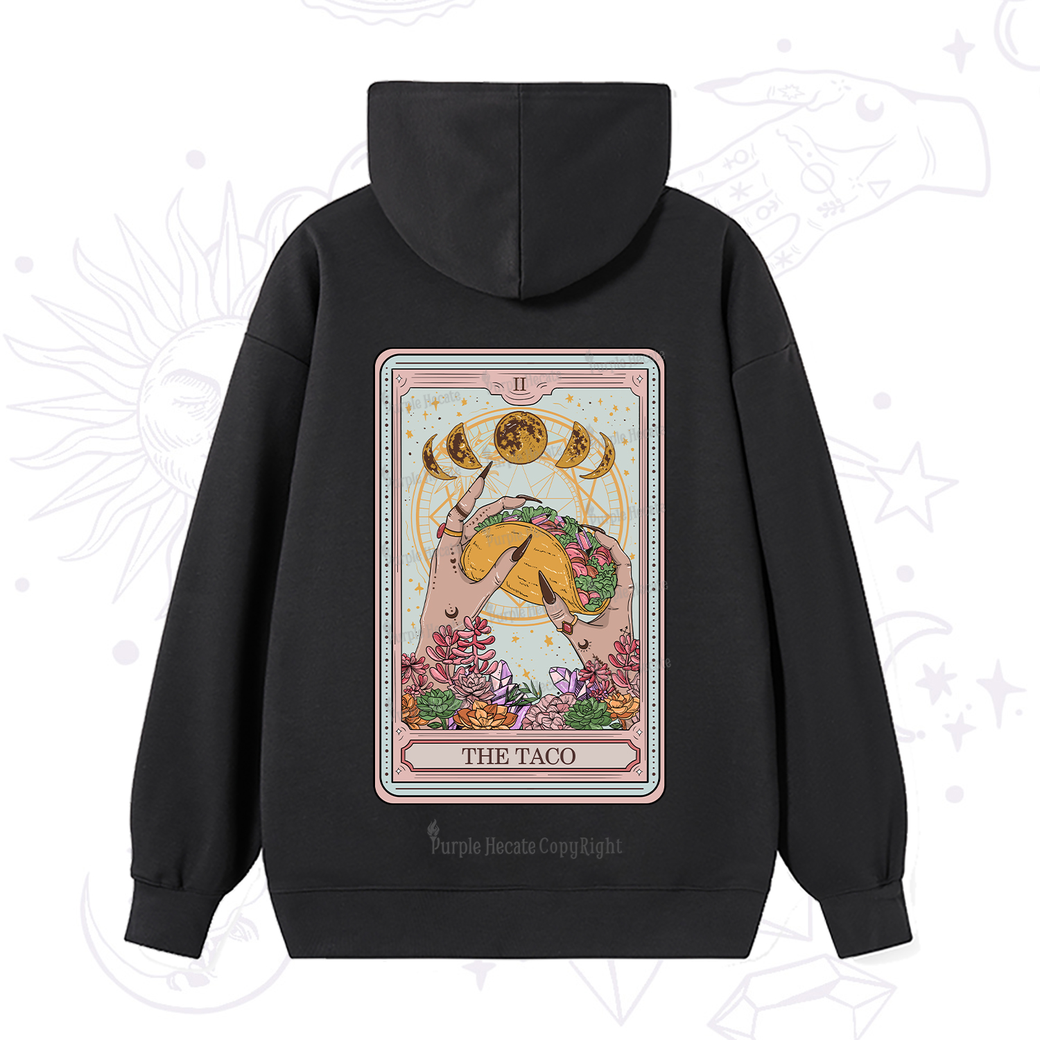 Purplehecate The Taco Tarot Hoodie
