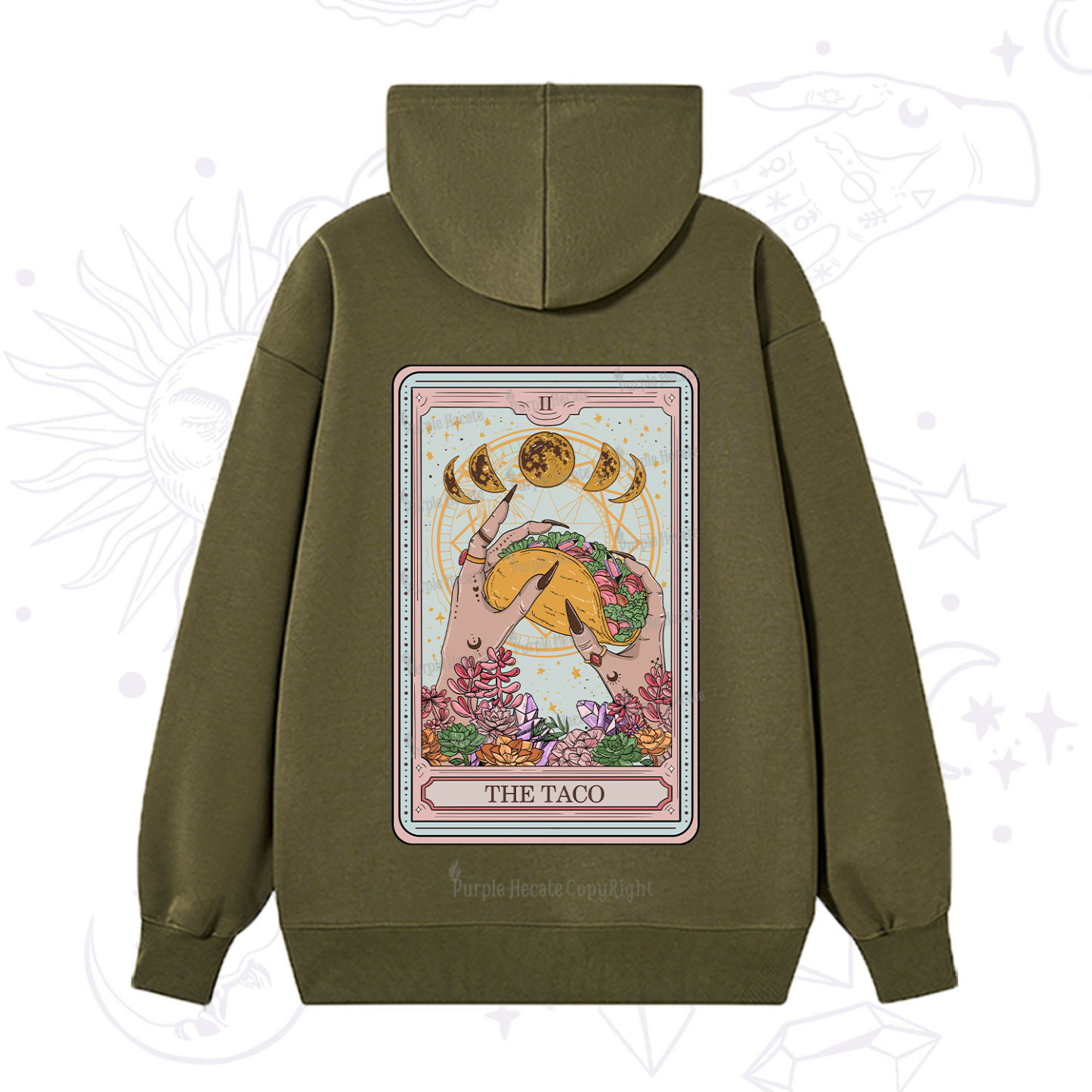 Purplehecate The Taco Tarot Hoodie