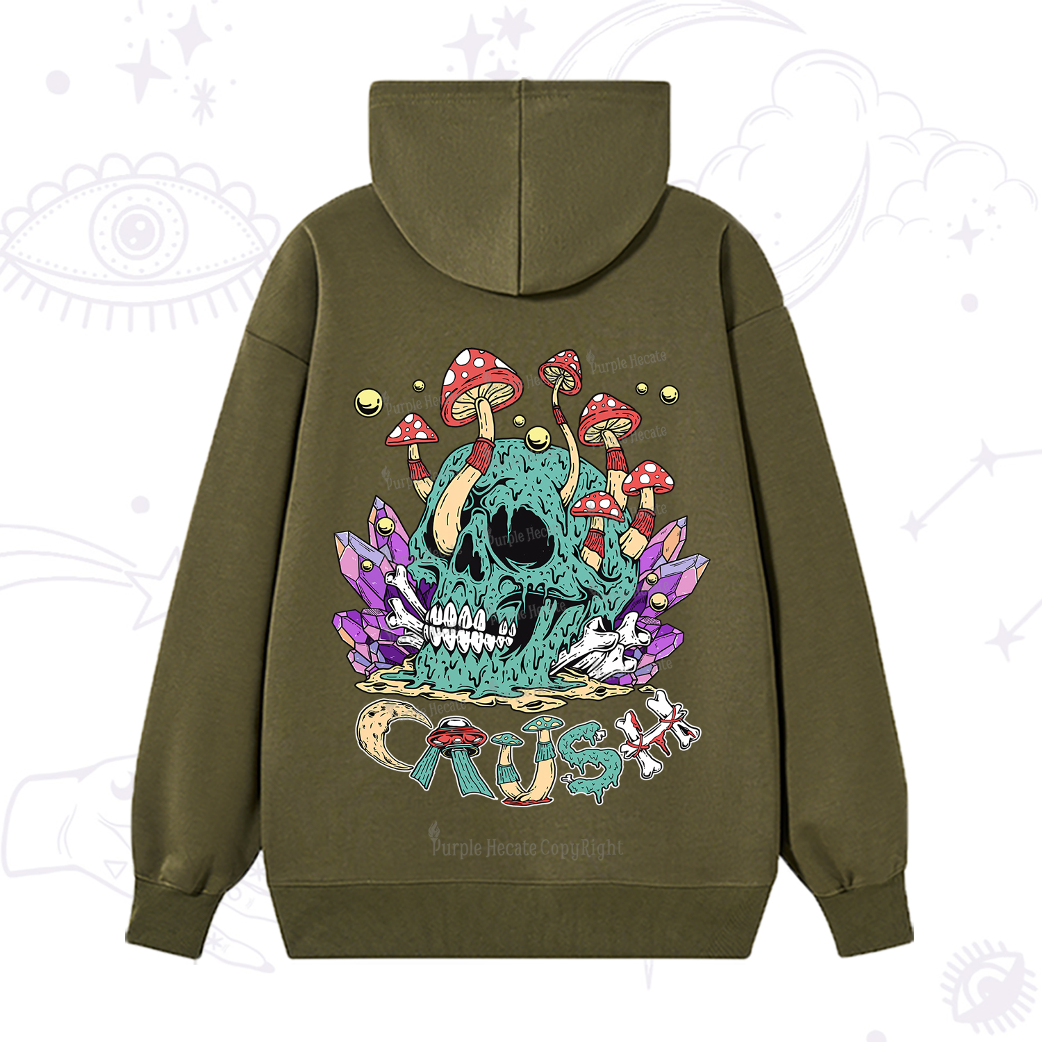 Purplehecate Magic Skeleton Hoodie