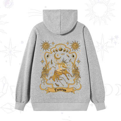Purplehecate Taurus' Astral Mirage Zodiac Hoodie