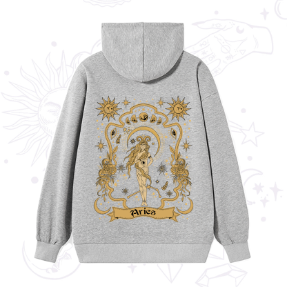 Purplehecate Aries' Astral Mirage Zodiac Hoodie
