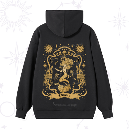 Purplehecate Pisces' Astral Mirage Zodiac Hoodie