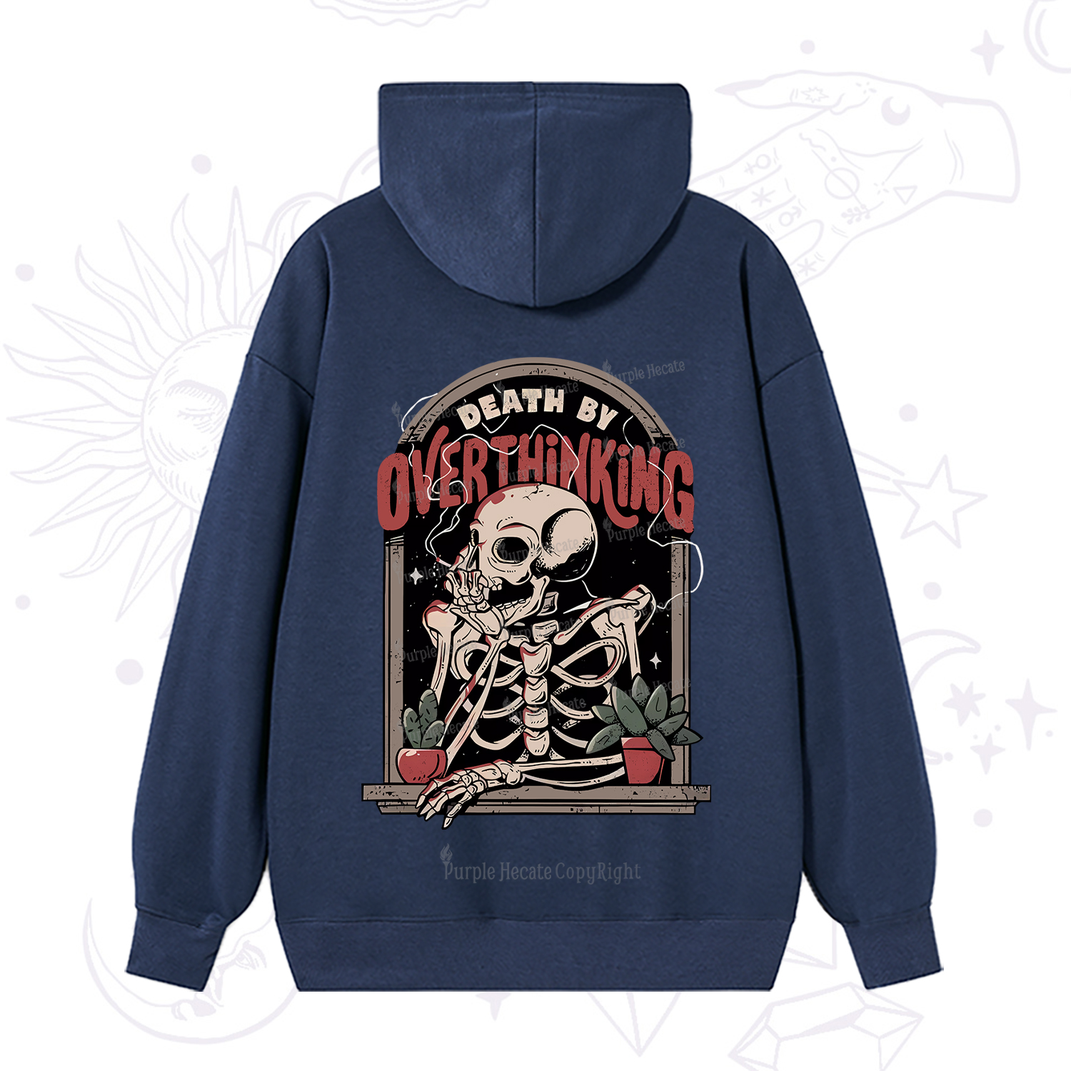 Purplehecate Death By Overthinking Hoodie