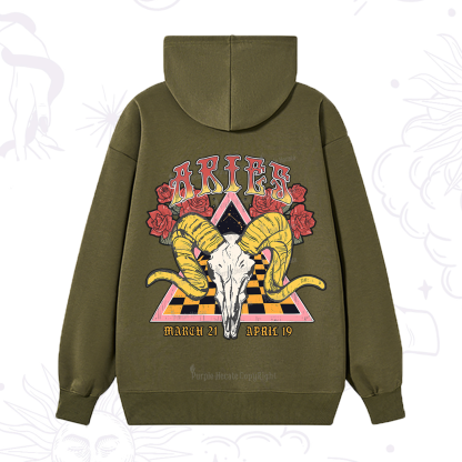 Purplehecate Aries Crew Zodiac Hoodie