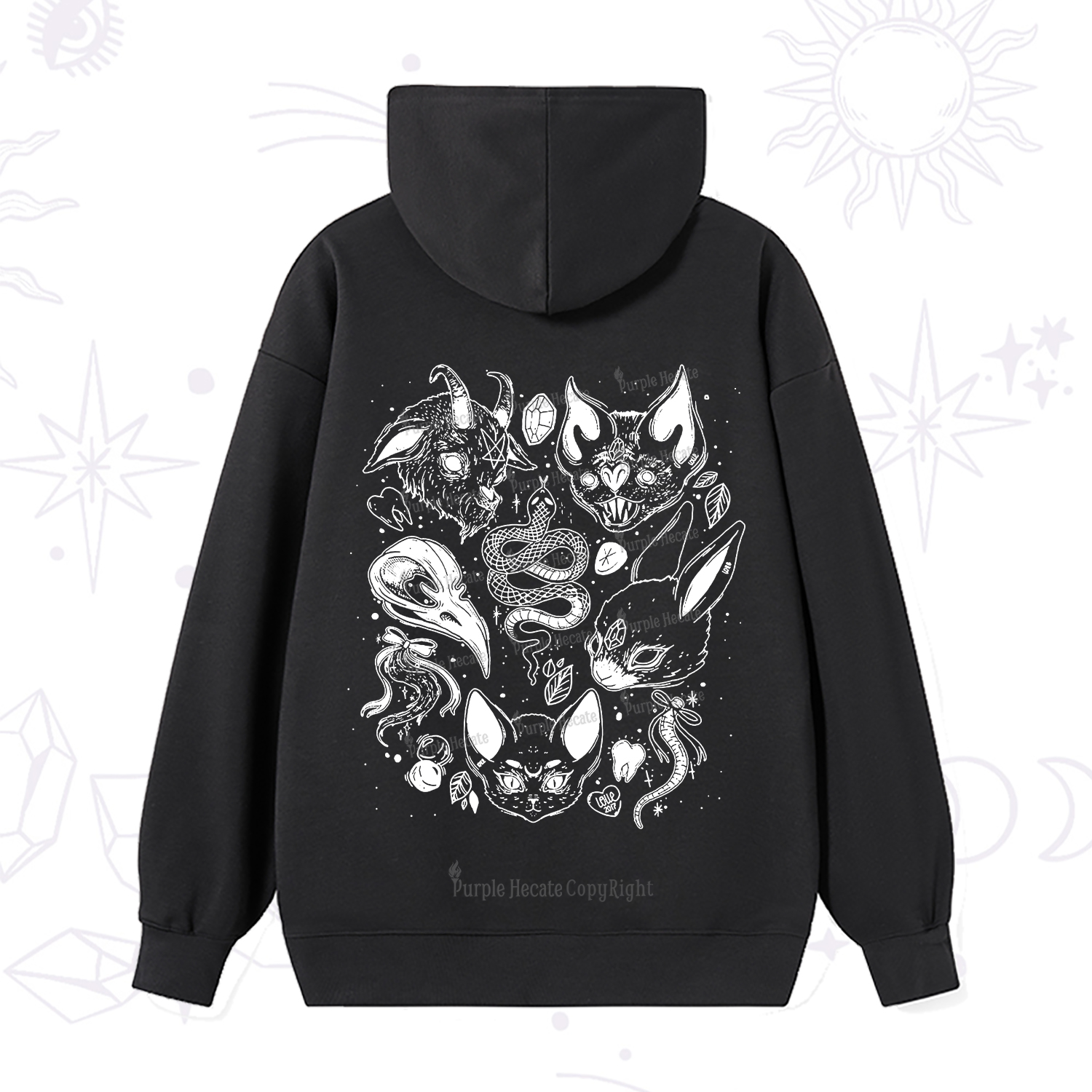 Purplehecate Familiar Spirits Hoodie