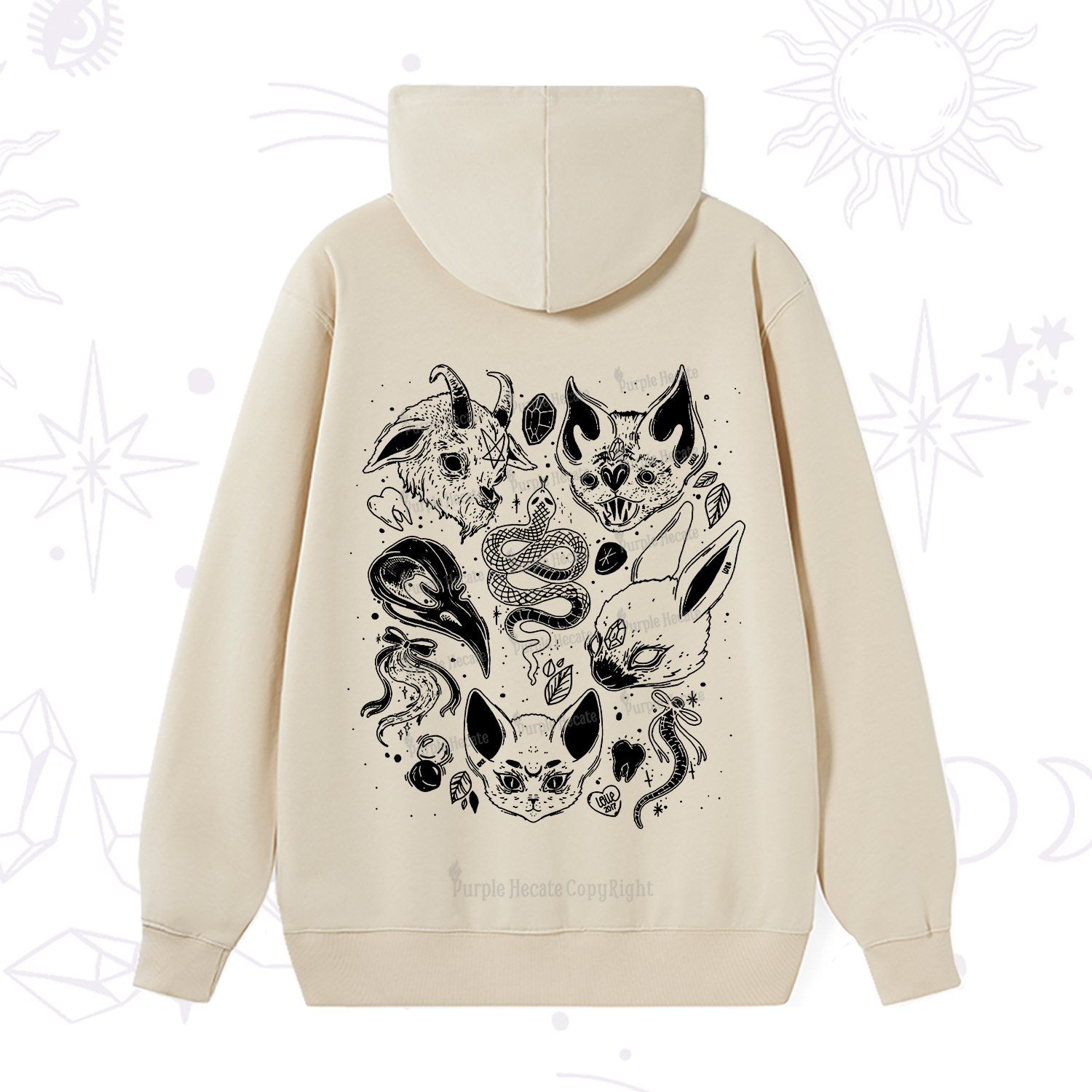 Purplehecate Familiar Spirits Hoodie