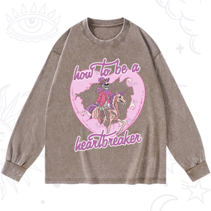 Purplehecate Heartbreaker Washed Long Sleeve Shirt