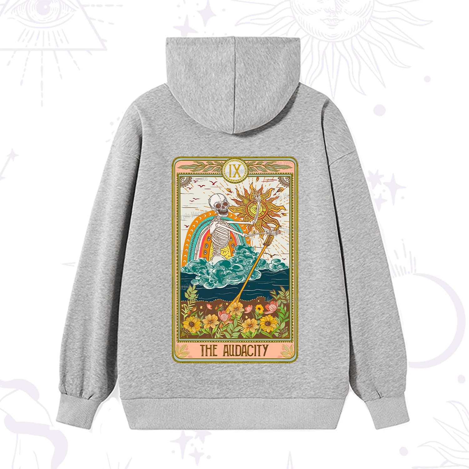 Purplehecate The Audacity Tarot Card Hoodie