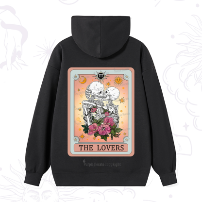 Purplehecate The Lovers Tarot Card Hoodie