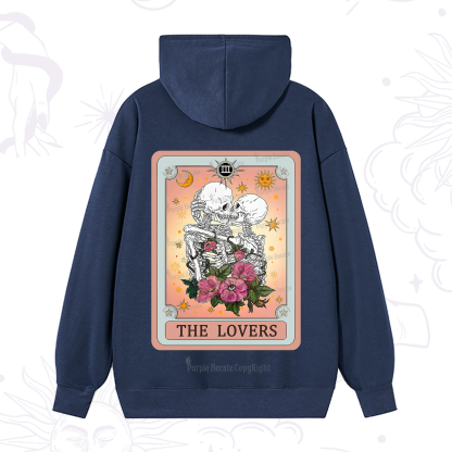 Purplehecate The Lovers Tarot Card Hoodie