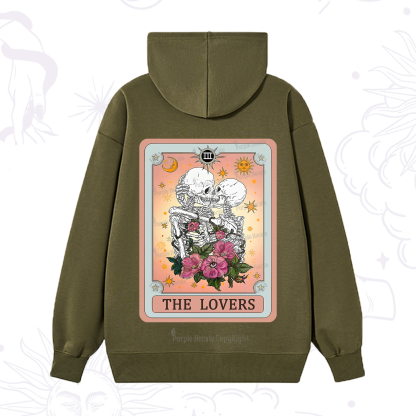 Purplehecate The Lovers Tarot Card Hoodie