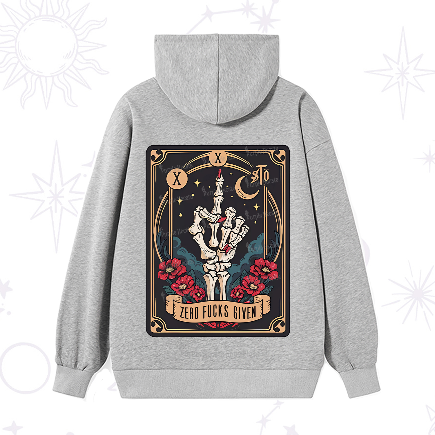 Purplehecate The Zero Fucks Given Hoodie