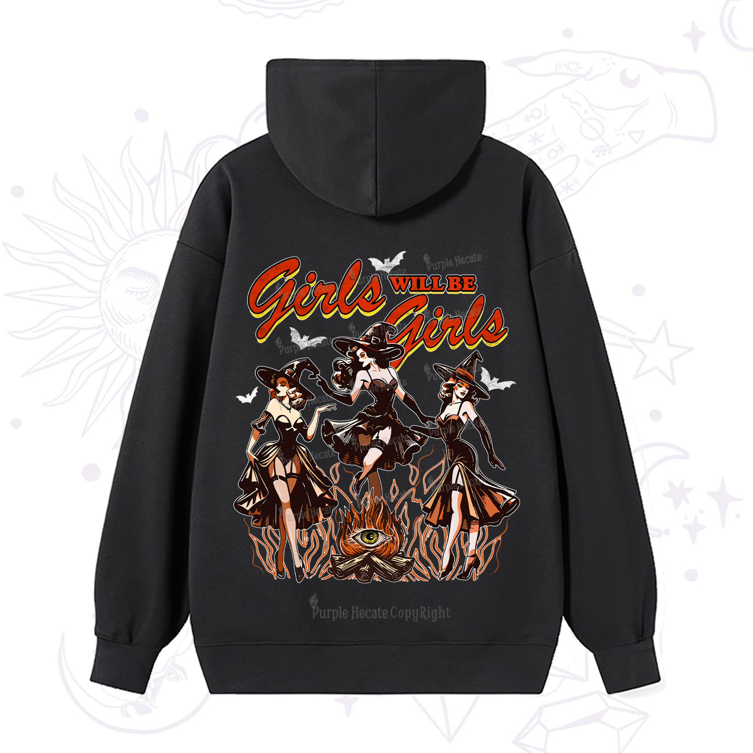 Purplehecate Girls Will Be Girls Hoodie