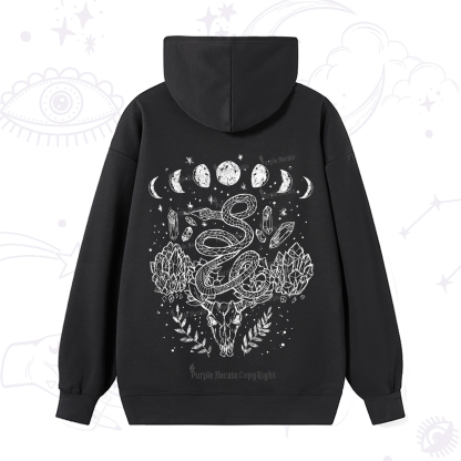 Purplehecate Crystals Witchy Hoodie