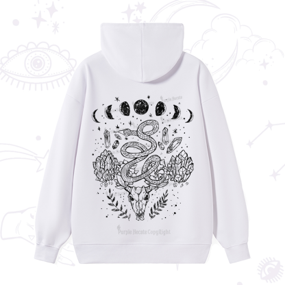 Purplehecate Crystals Witchy Hoodie