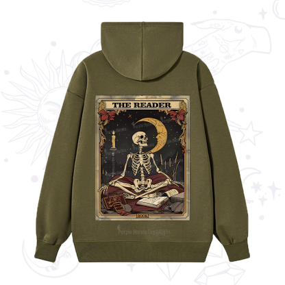 Purplehecate The Reader Tarot Card Hoodie