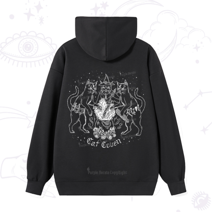 Purplehecate Cat Coven Hoodie