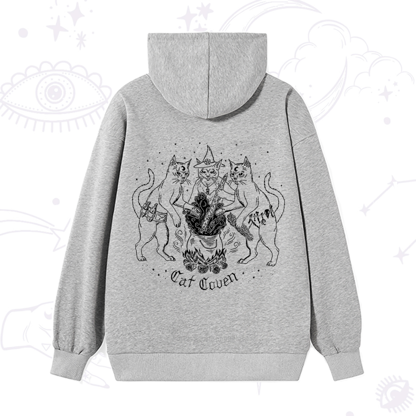 Purplehecate Cat Coven Hoodie