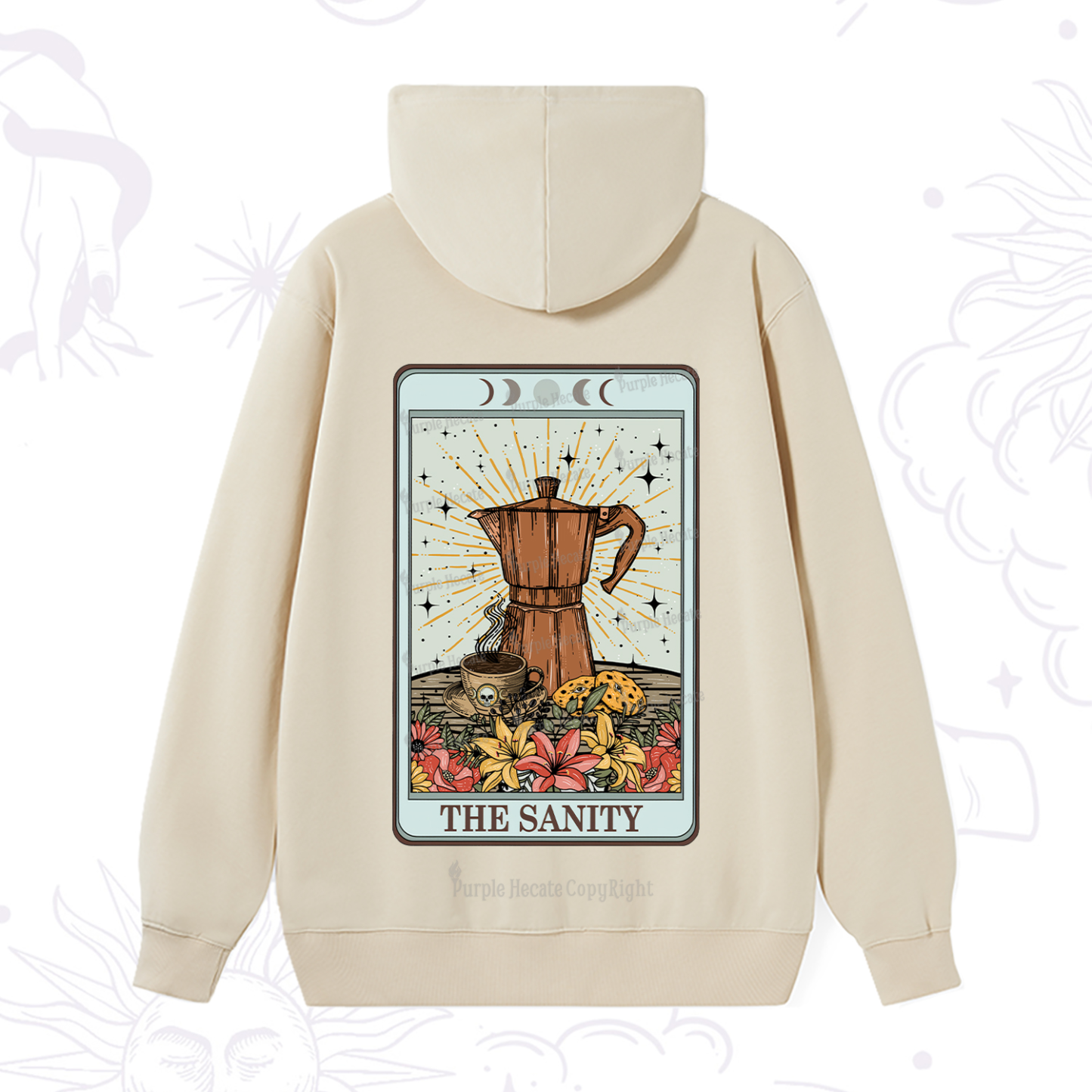 Purplehecate The Sanity Tarot Hoodie