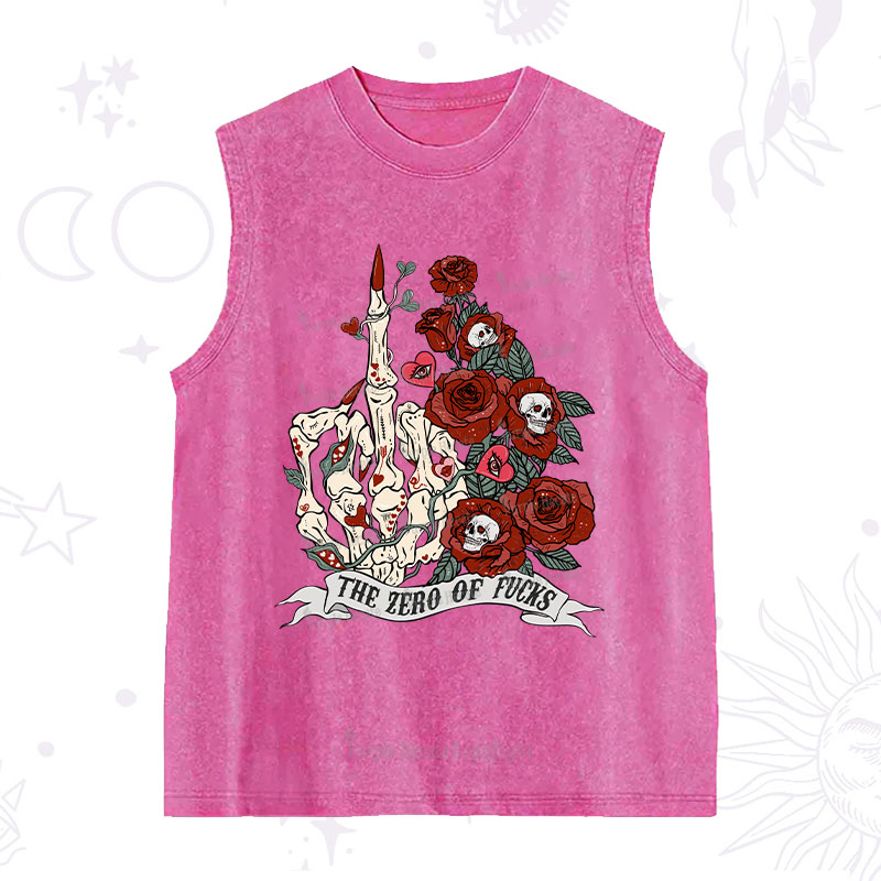 Purplehecate The Zero Of Fucks Valentine Washed Tank