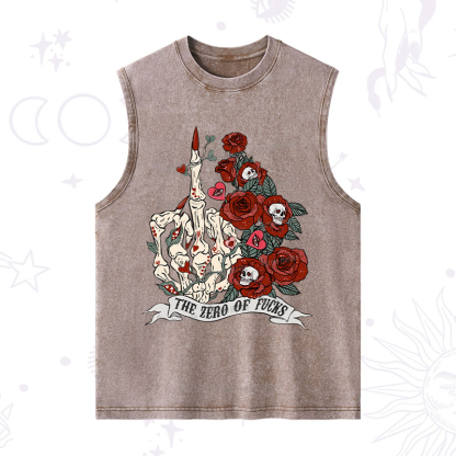 Purplehecate The Zero Of Fucks Valentine Washed Tank