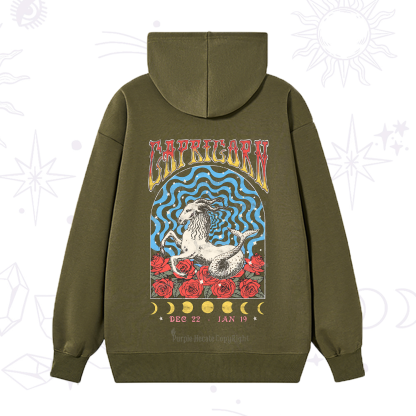 Purplehecate Capricorn Crew Zodiac Hoodie