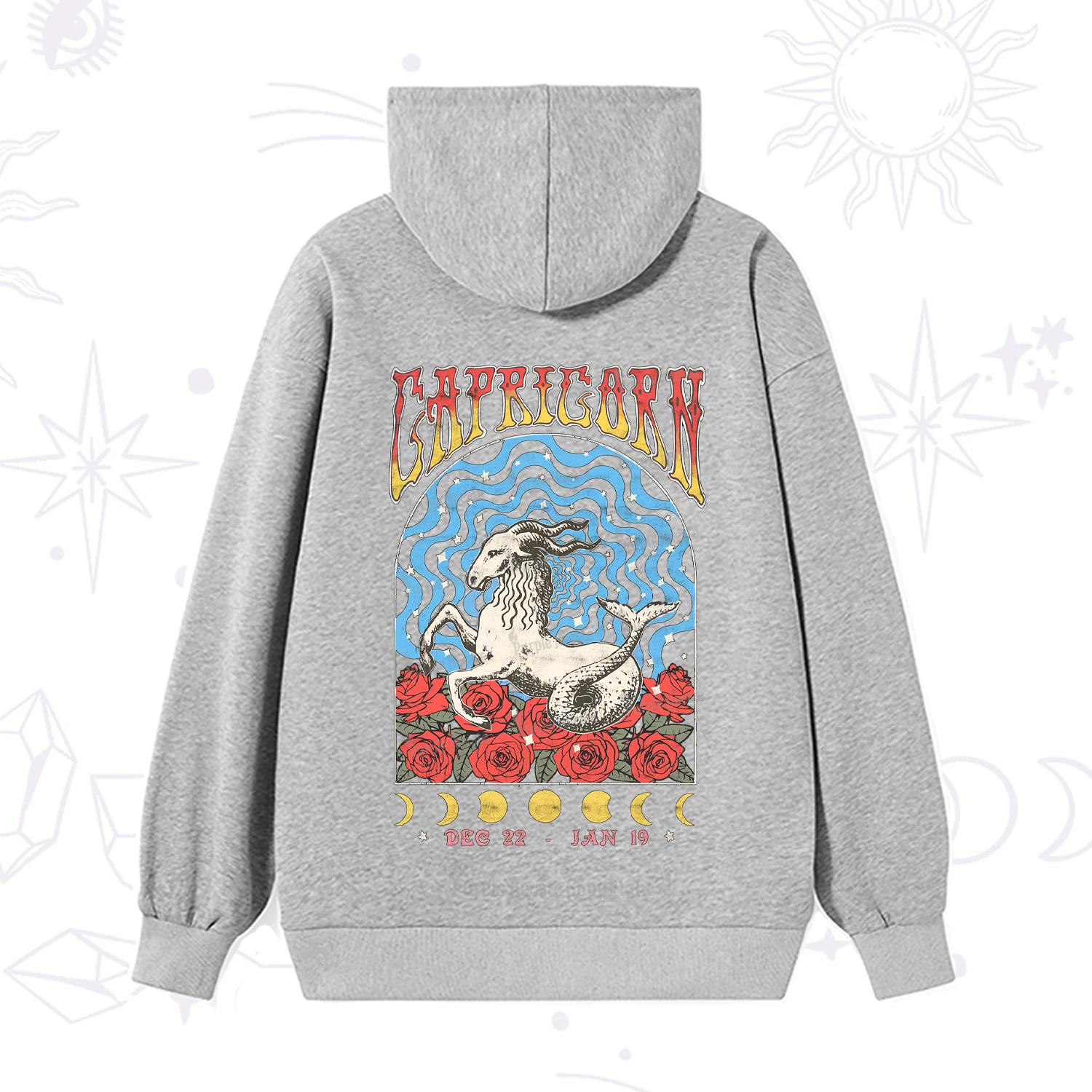 Purplehecate Capricorn Crew Zodiac Hoodie