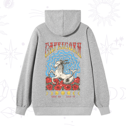 Purplehecate Capricorn Crew Zodiac Hoodie
