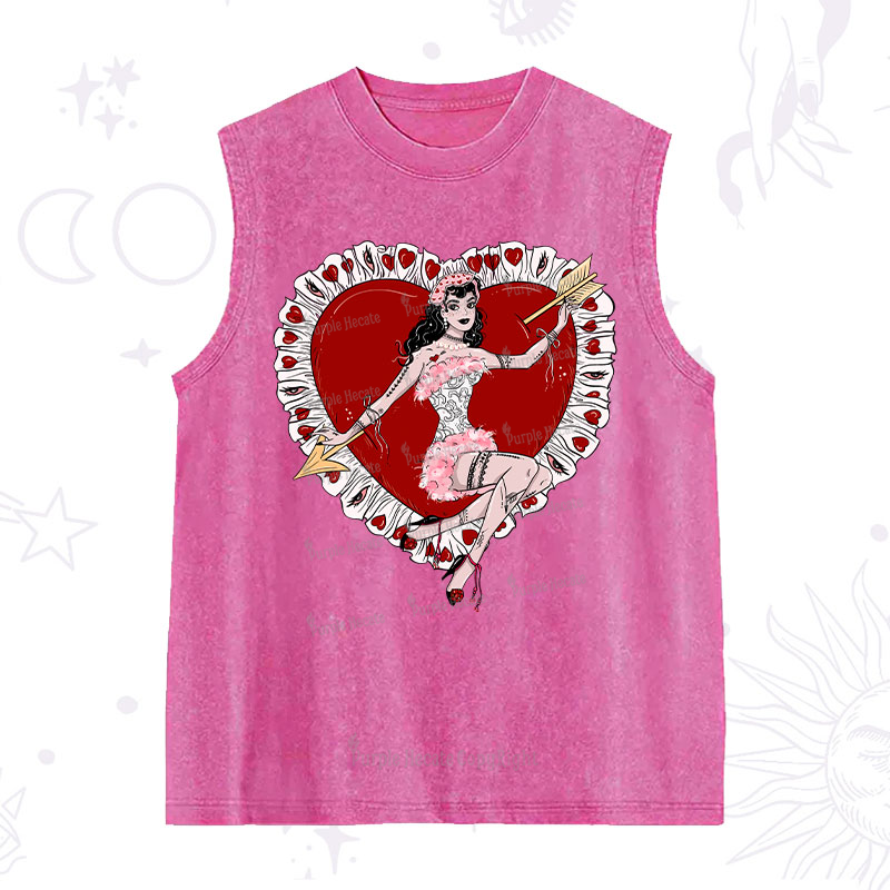 Purplehecate Cupid's Charm Valentine Washed Tank