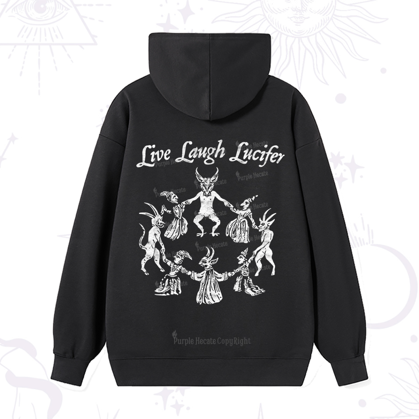 Purplehecate Live Laugh Lucifer Hoodie