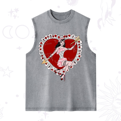 Purplehecate Cupid's Charm Valentine Washed Tank