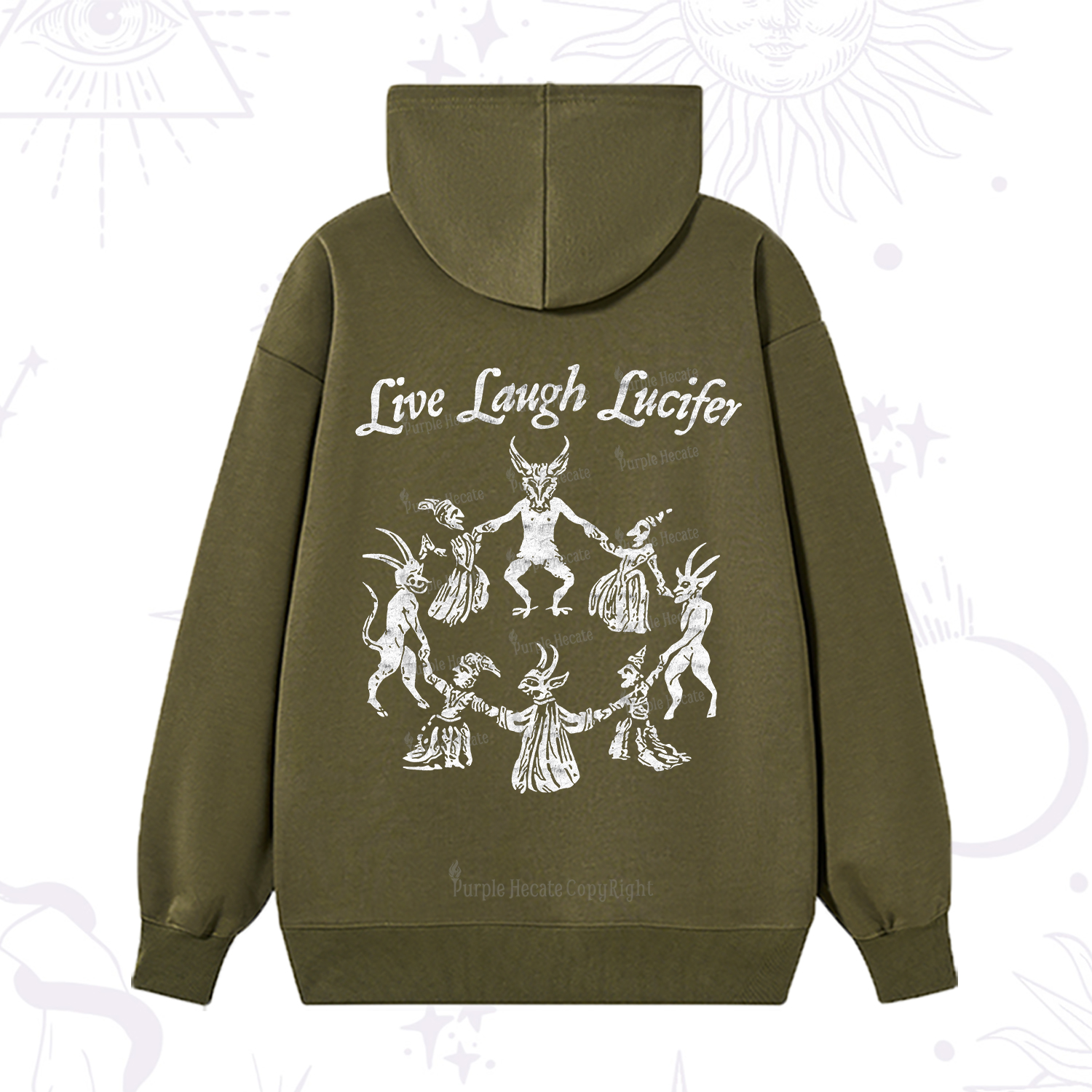 Purplehecate Live Laugh Lucifer Hoodie