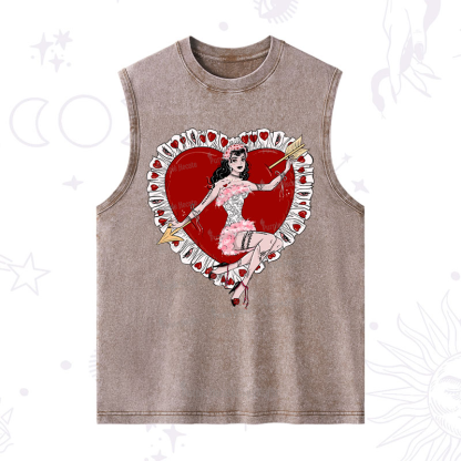 Purplehecate Cupid's Charm Valentine Washed Tank